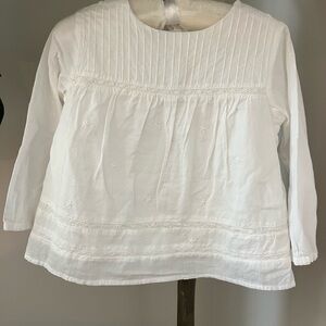 Zara White Kids Blouse